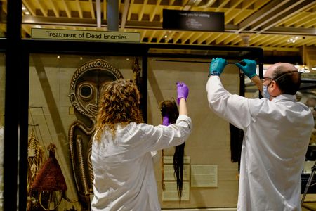 Curators removed the tsantsa, or shrunken heads, from display in July.