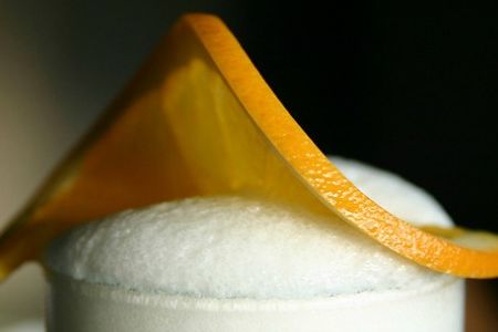 The Ramos gin fizz gets its frothy top from several minutes of vigorous shaking.