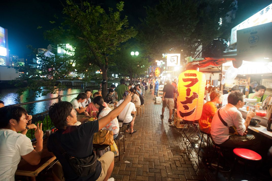 Yatai dinner selfie