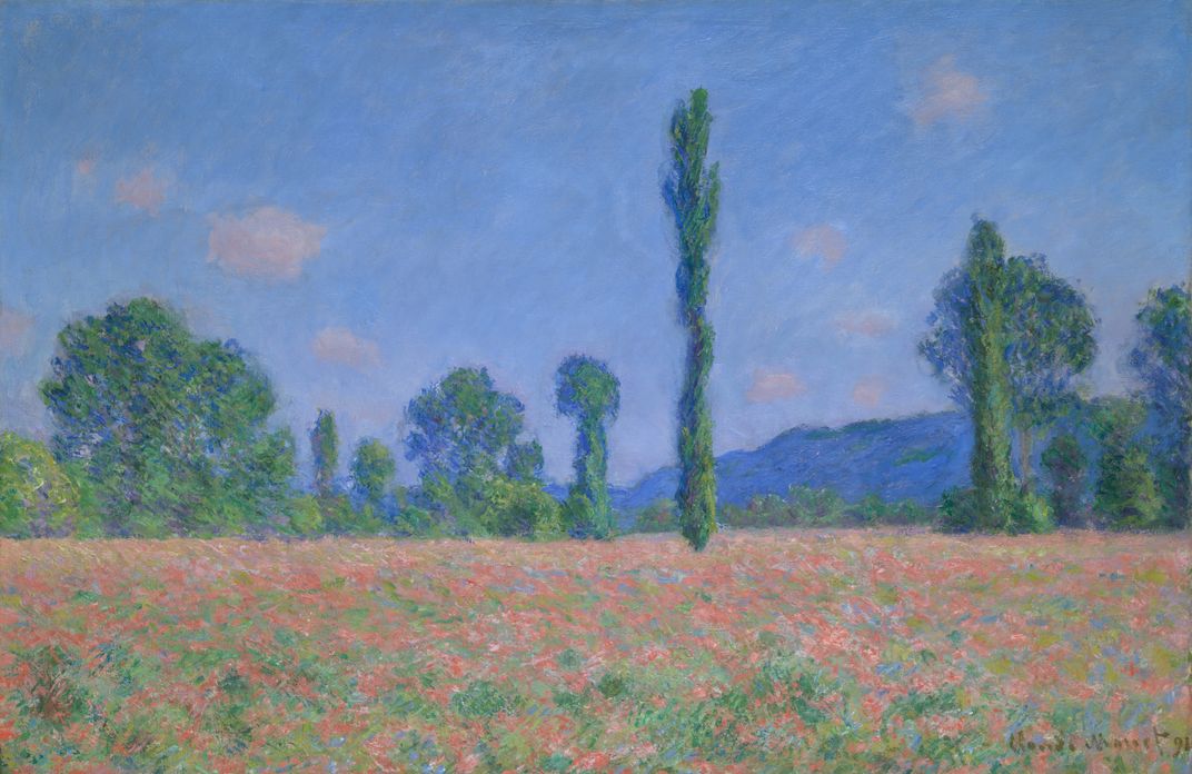 <I>Poppy Field</I> by Claude Monet