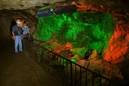 Inside the Rainbow Tunnel.