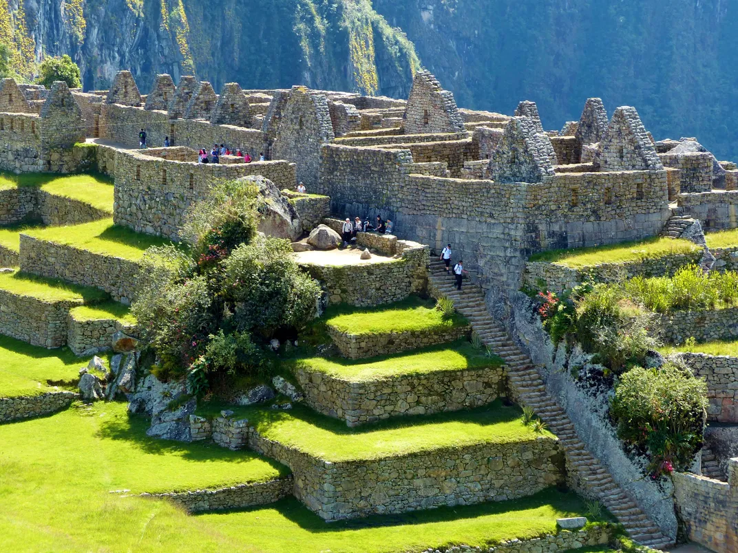 The stone terraces