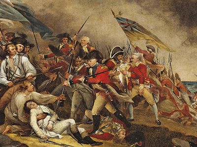 John Trumball's The Death of General Warren at the Battle of Bunker's Hill, 17 June, 1775.