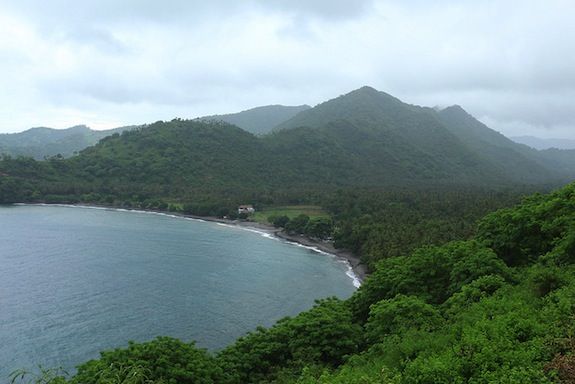 Lomboc Island is now a sleepy vacation spot.