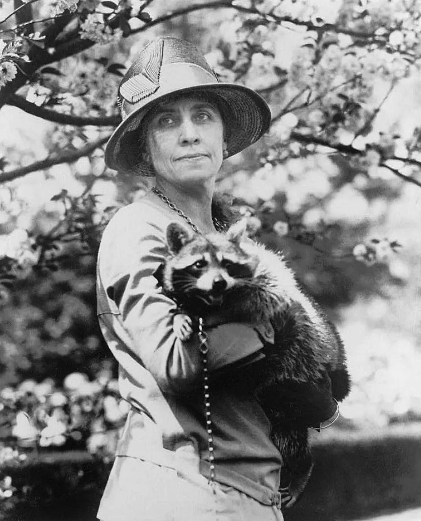 Grace Coolidge and Rebecca Raccoon