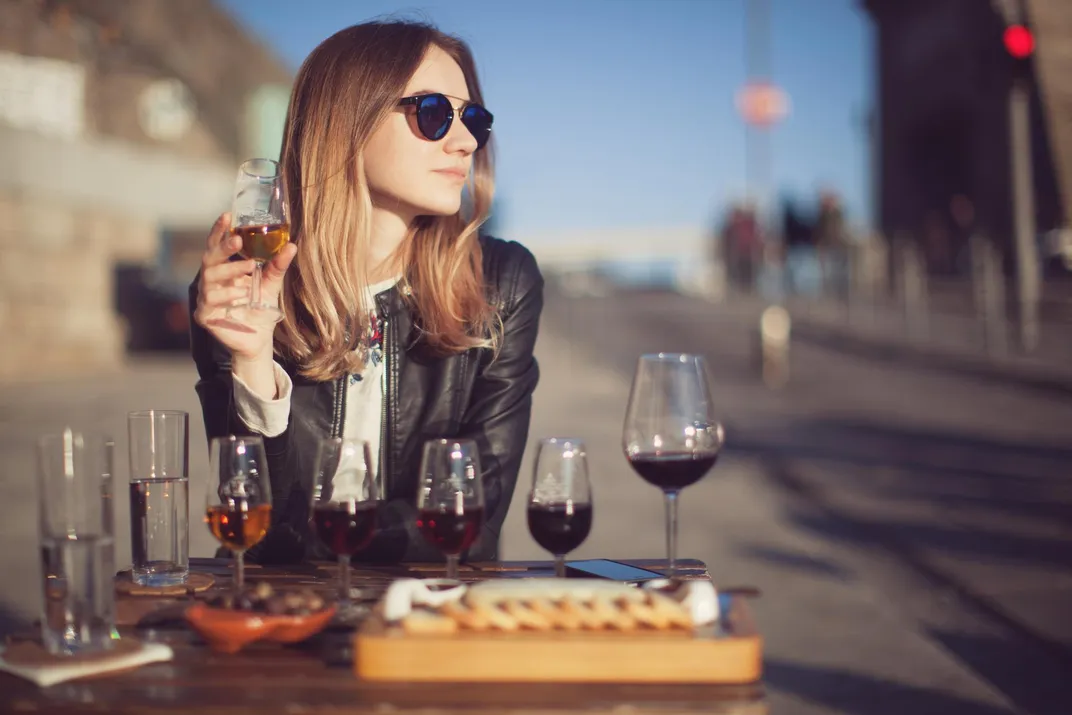 A tasting of port wine