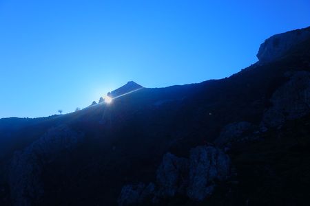 Equinox seen from the astronomic calendar of Pizzo Vento at Fondachelli Fantina, Sicily