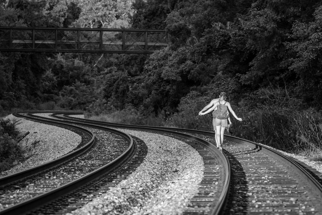 Texas Beach Train Tracks Richmond, VA Smithsonian Photo Contest