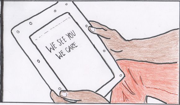 The Anacostia Community Museum was able to serve incarcerated audiences through use of newly issued tablets at the D.C. Jail. (Anacostia Community Museum)