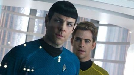 Zachary Quinto and Chris Pine in the 2013 ‘Star Trek Into Darkness.’