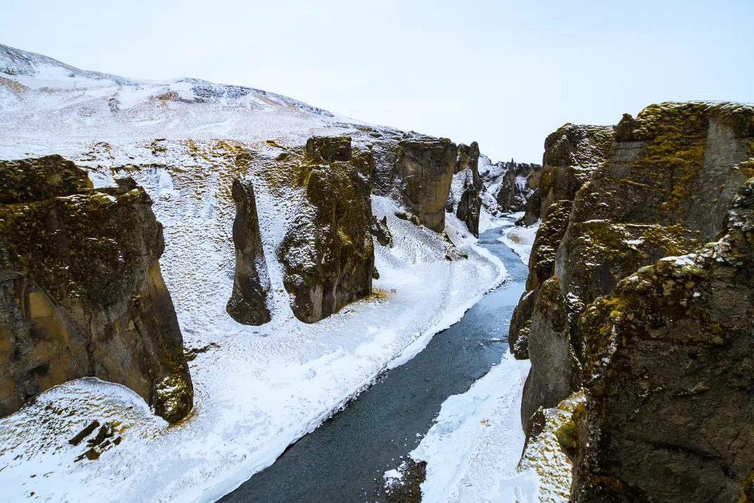 Thingvellir National Park in winter
