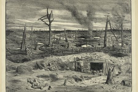 No Man's Land could be the most terrifying of places. "Men drowning in shell-holes already filled with decaying flesh," wrote one scholar.