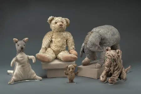 Winnie-the-Pooh dolls owned by A.A. Milne's son Christopher Robin