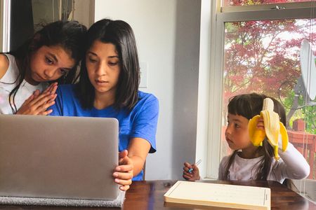 Learning about a major news event as it transpires can be stressful for families to navigate and process together. (Getty Images)