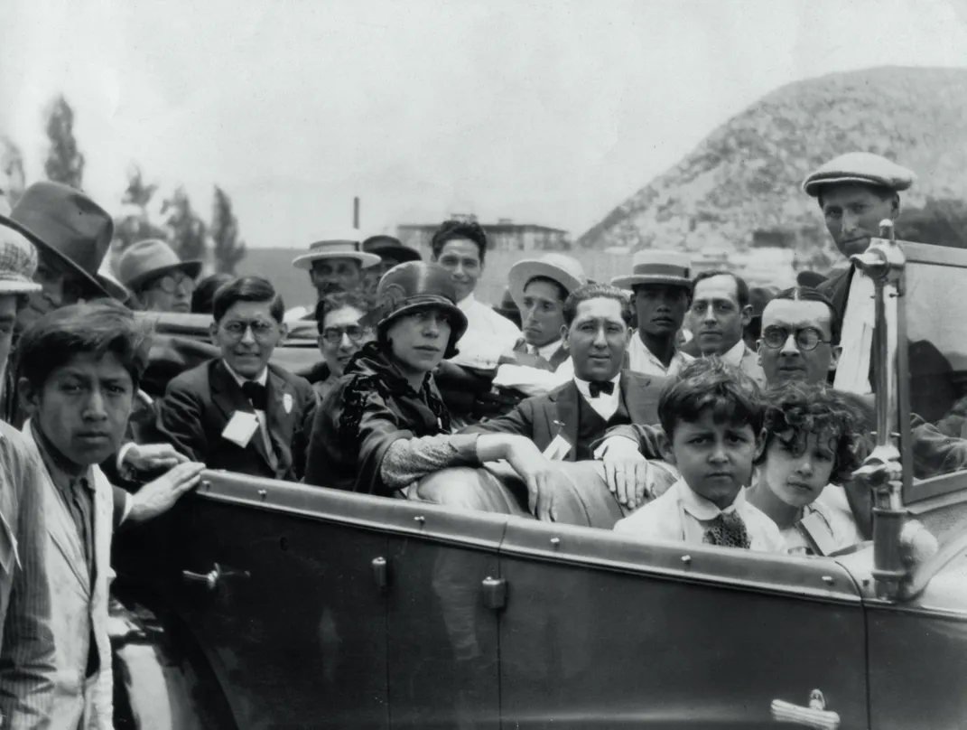 Peruvian journalist Angela Ramos in 1929