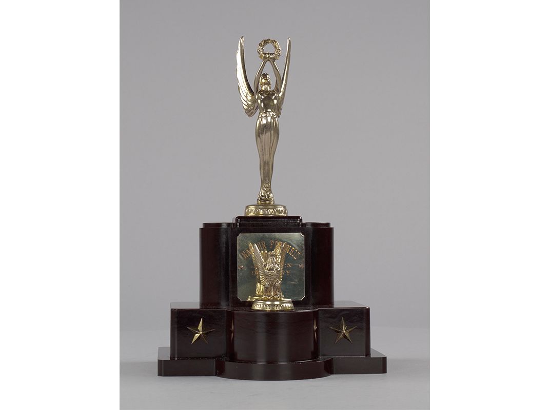 Trophy awarded to the Texas Southern University Debate Team