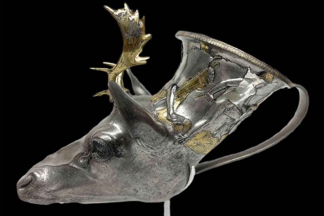 Stolen Artifact of Michael Steinhardt, Stag's Head Rhyton