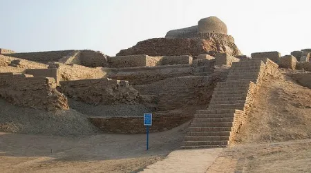Part of the city of Mohenjo Daro