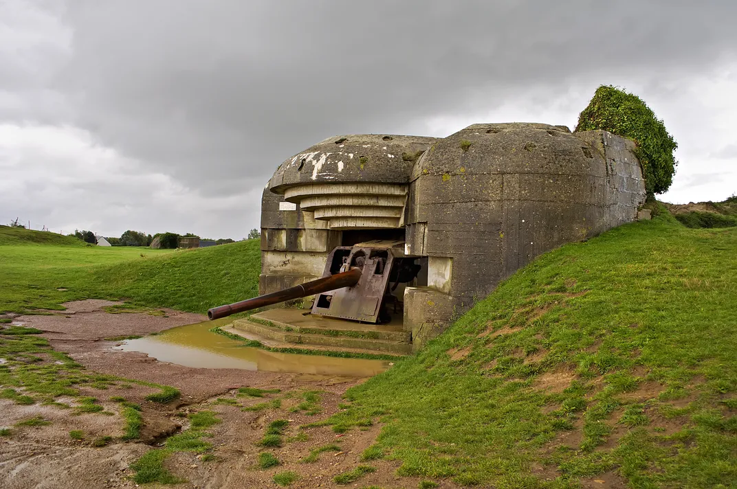 German gun emplacement