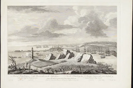 A View in Louisburg in North America