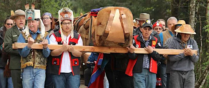 Totem Pole Raising