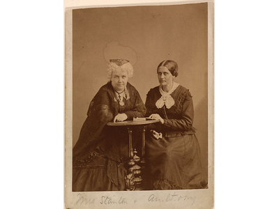 Elizabeth Cady Stanton and Susan B. Anthony c. 1870