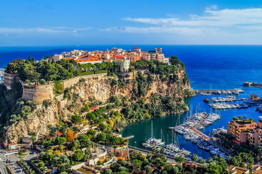 The Rock of Monte Carlo with the Prince's Palace 