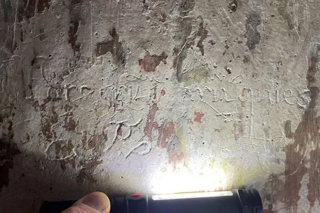 Over the past two years, roughly 20 wall engravings and 100 burn marks have been found at the historic residence.