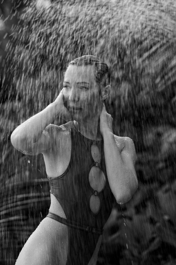 Girl in artificial rain thumbnail