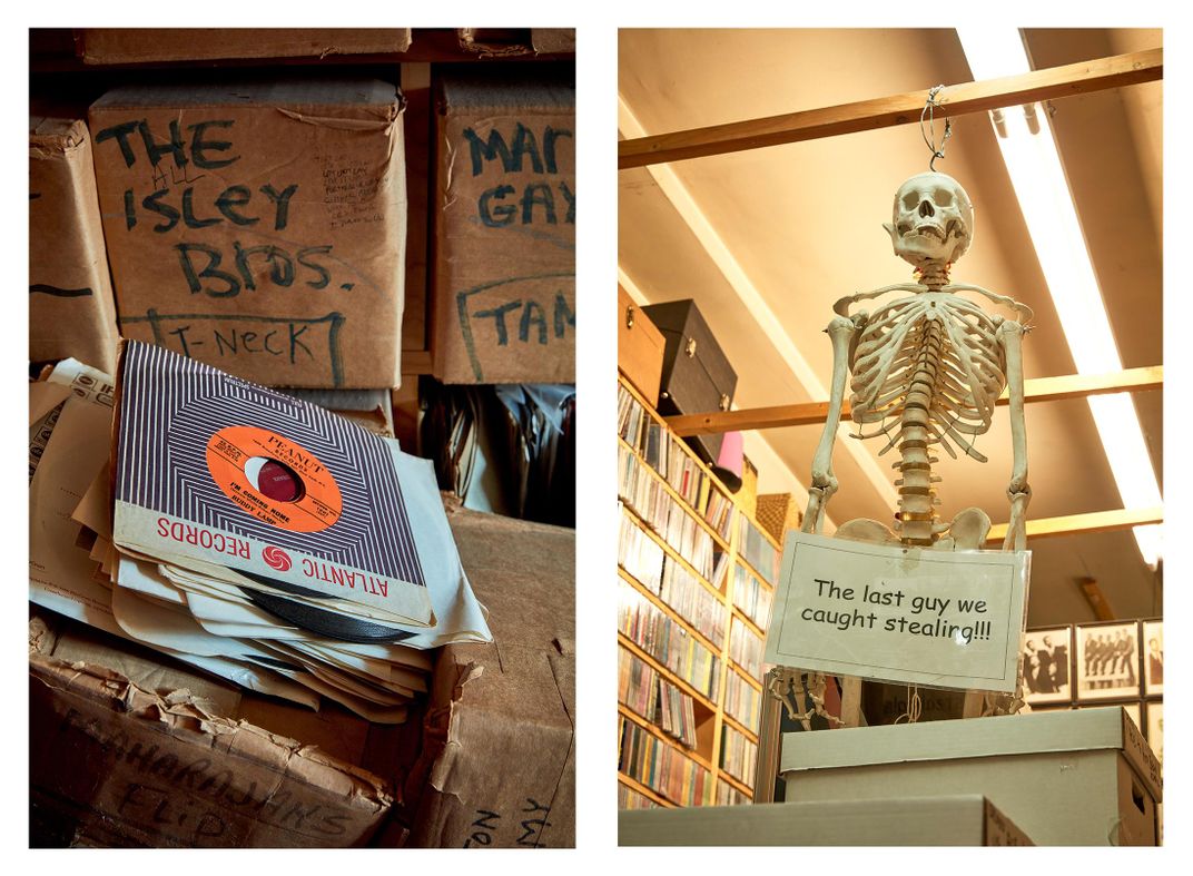 record and skeleton