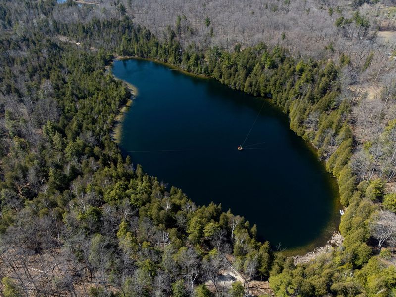 lake aerial view