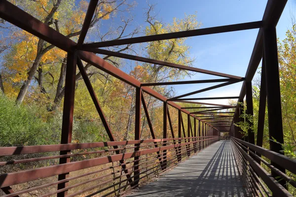 Bike trail in a metal frame thumbnail