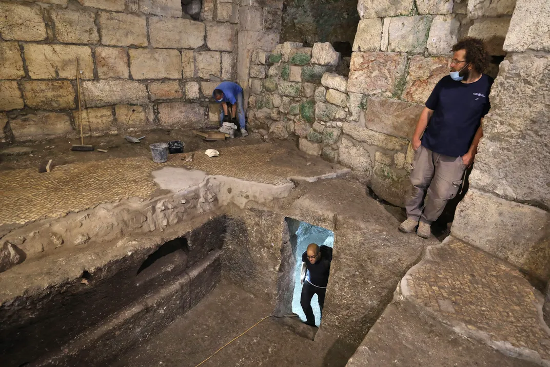 View of subterranean network in Jerusalem