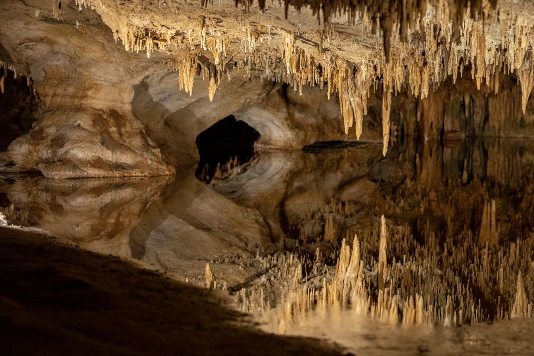 Underwater lake at Luray Caverns Smithsonian Photo Contest
