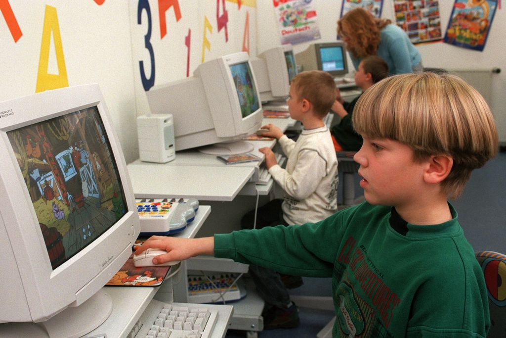 Kid Browsing Internet