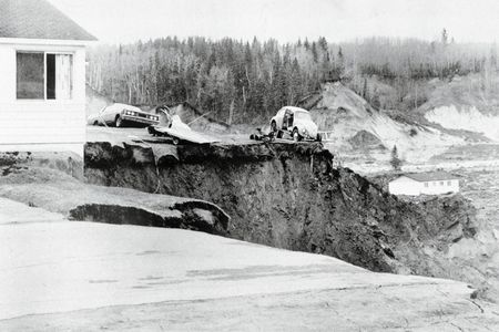 Damage from the 1964 Great Alaska Earthquake.