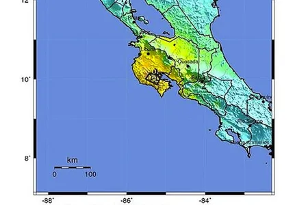 A magnitude 7.6 earthquake struck Costa Rica on September 5, 2012, producing a strong shaking through much of the country.
