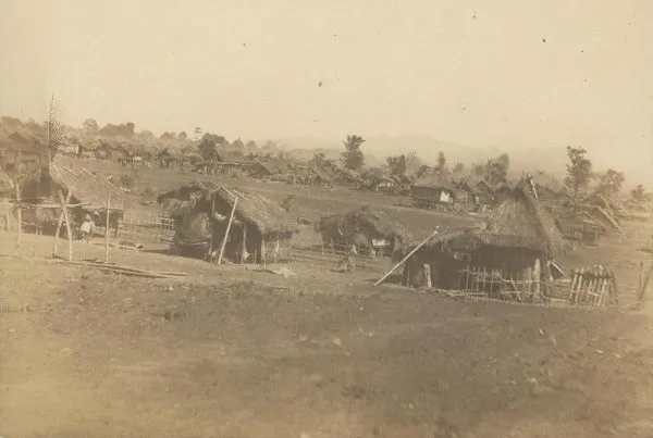 Tanauan reconcentrado camp, Batangas, the Philippines, circa 1901