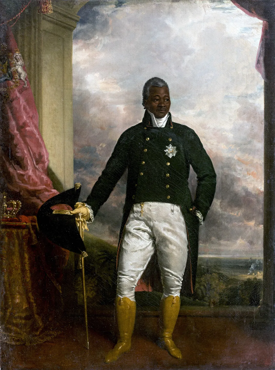 A circa 1816 portrait of Henry Christophe