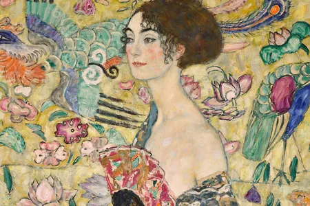 Gustav Klimt's Lady With Fan,&nbsp;which he completed soon before his death in 1918
