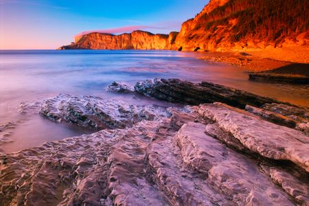 Cap-Bon-Ami at Dawn Forillon National Park Quebec, Canada