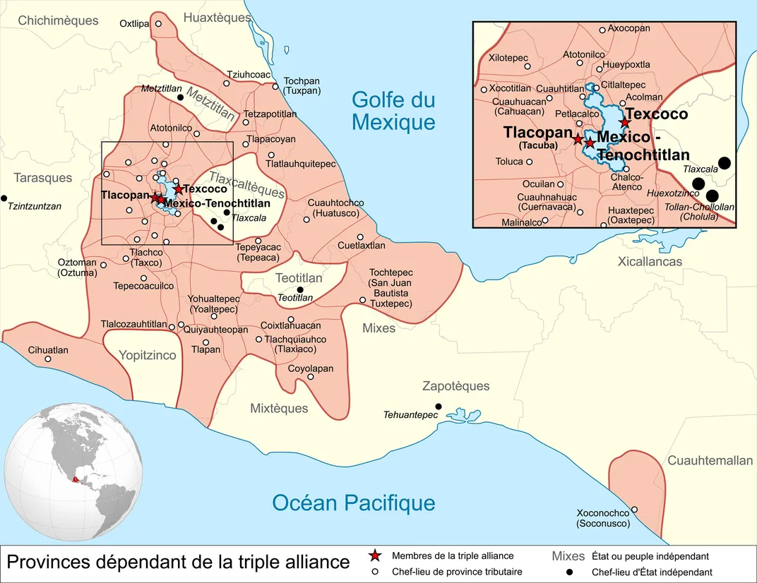 Aztec Empire Map