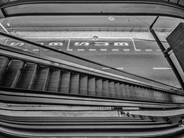 Line 1 train station escalators thumbnail