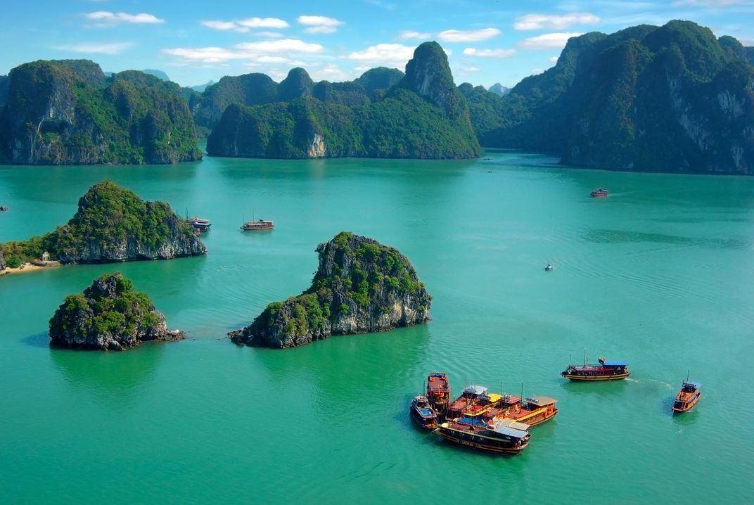 The breathtaking Ha Long Bay