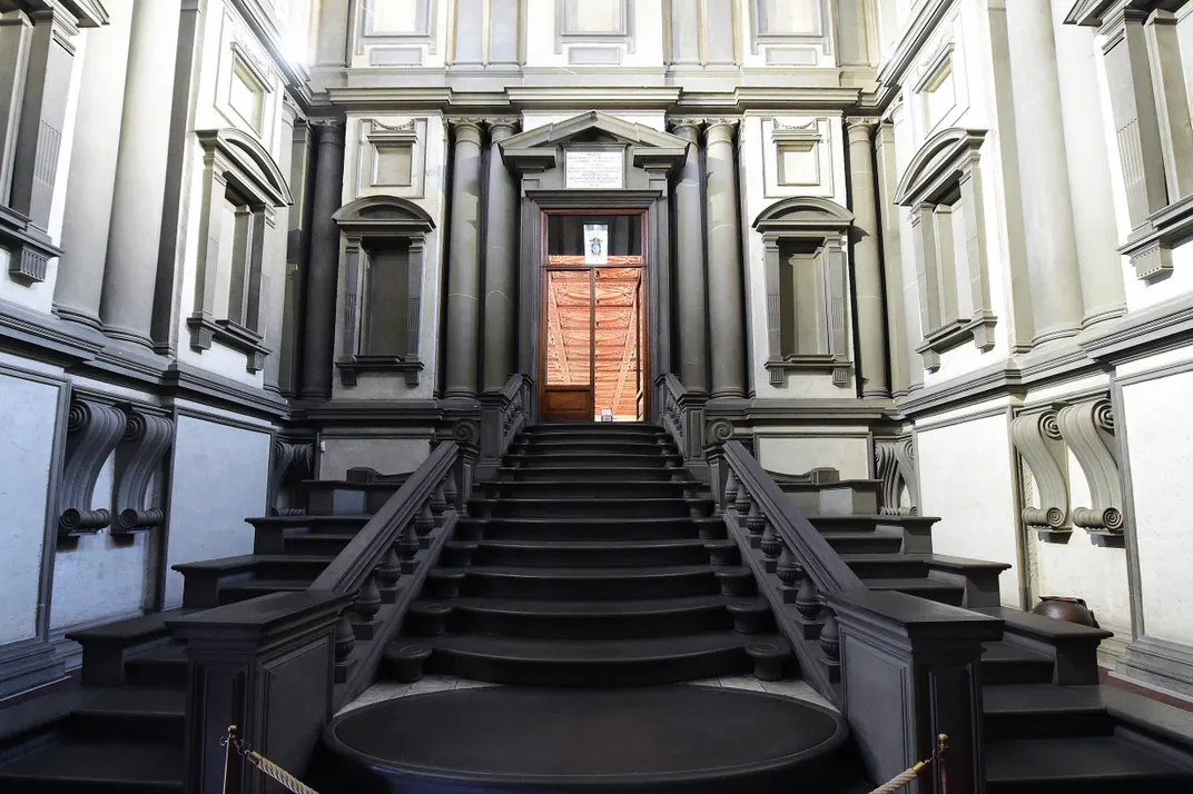 Laurentian Library vestibule