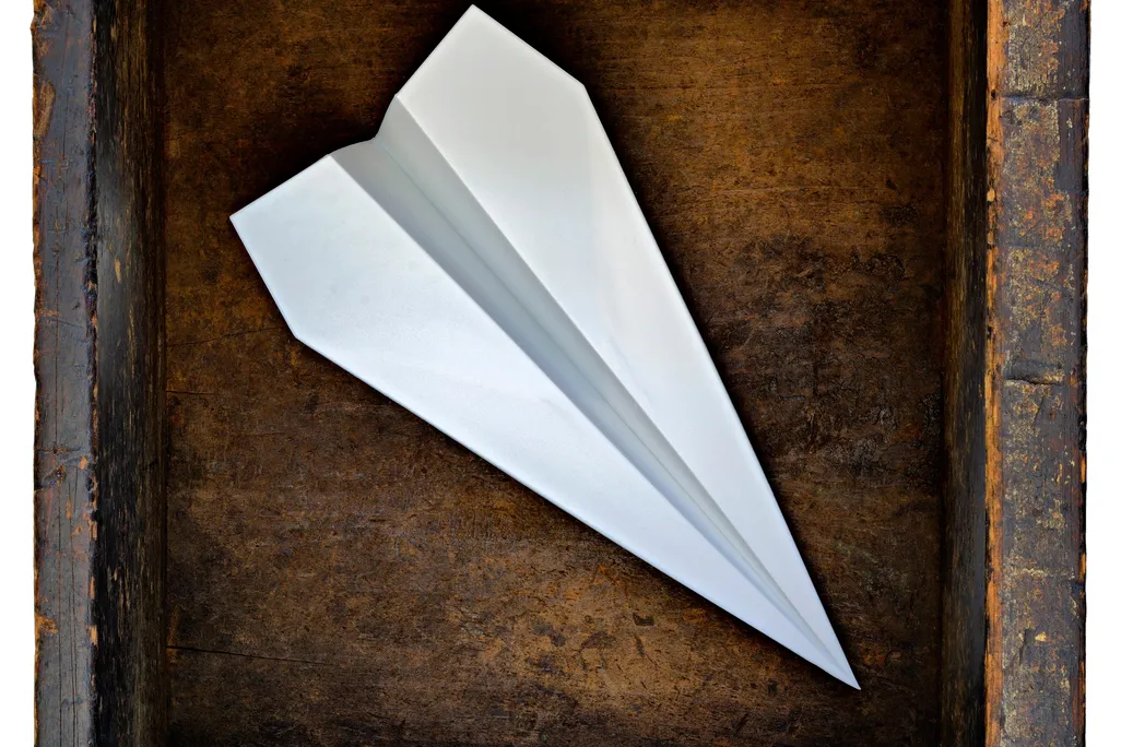 paper airplane