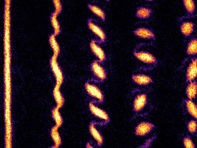 Reseachers observed sodium atoms breaking up into crystal particles that resemble tornado-like structures after entering a quantum state.