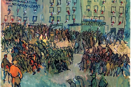 Charlotte Salomon&#39;s &quot;Life? or Theatre?&quot; combines memory and imagination, presenting flashbacks and split screens filled with a &ldquo;dizzying array&rdquo; of allusions to other art forms.