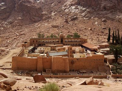 Saint Catherine's Monastery in Sinai, Egypt.