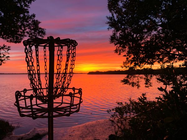 Disc Golf Basket Gulf of Mexico Frisbee thumbnail